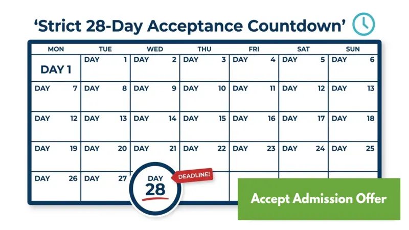 28-day countdown calendar graphic
